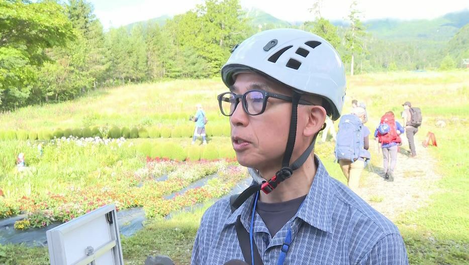 御嶽山火山マイスターとして噴火の教訓を伝える里見智秀さん