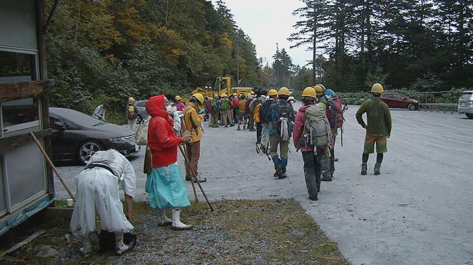 4時間後、里見さんたちは無事、下山