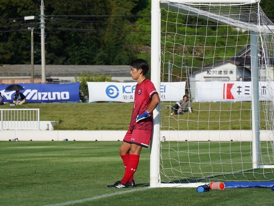 チームを統率したGK村上健(Toshiaki NARITA)