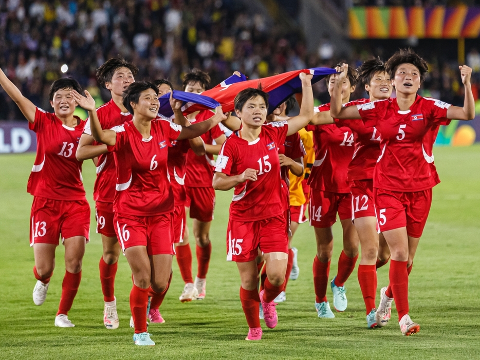 試合後の選手たち(Getty Images)