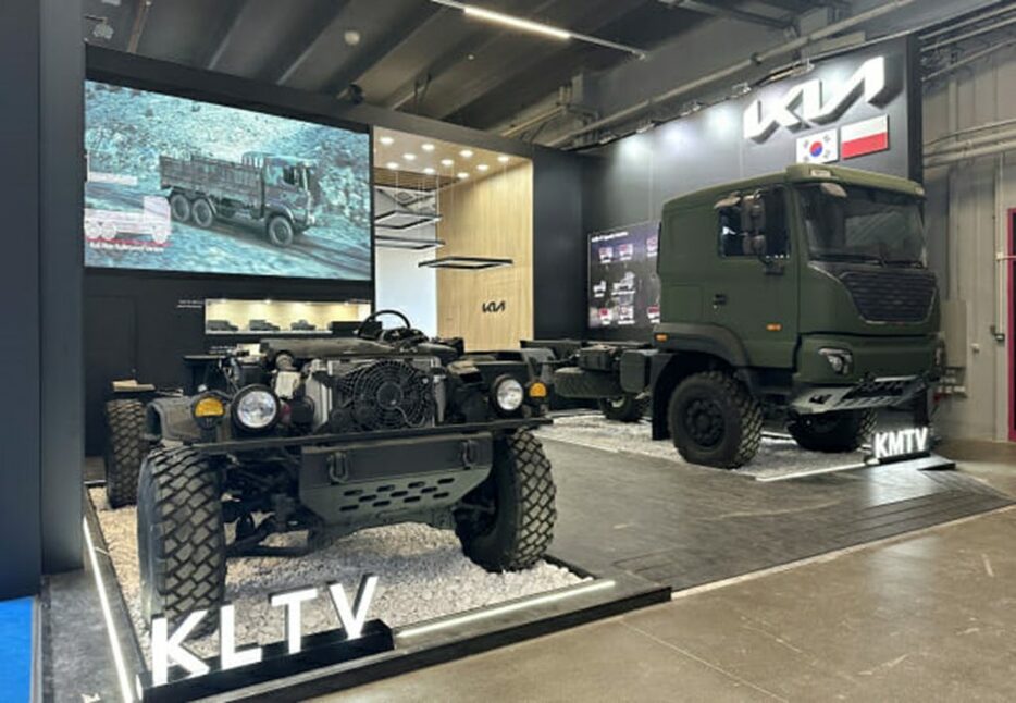 「MSPO 2024」防衛展示会に参加した起亜(c)KOREA WAVE