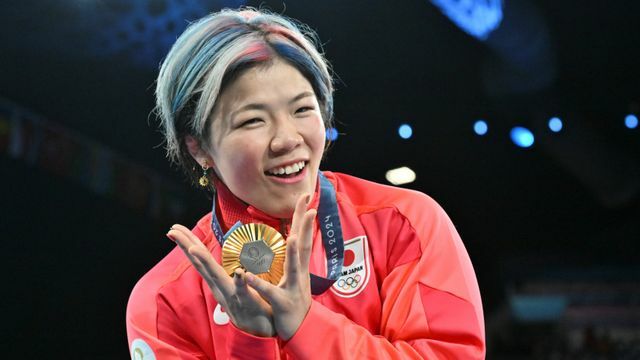 パリ五輪金メダリストの鏡優翔選手(写真:エンリコ/アフロスポーツ)