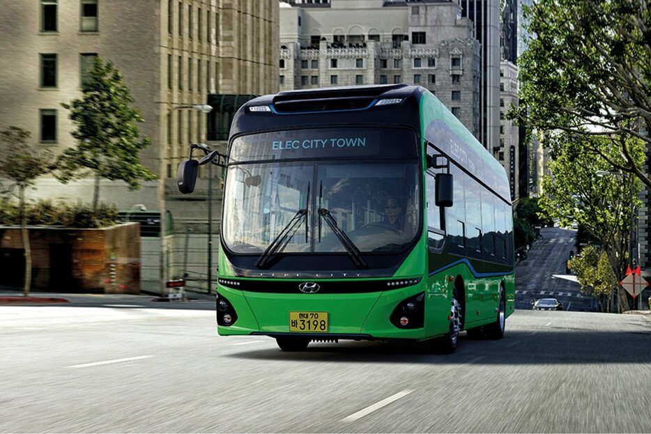 ヒョンデの中型EVバスシリーズの「ELEC CITY TOWN」が補助金対象車両に認定された。