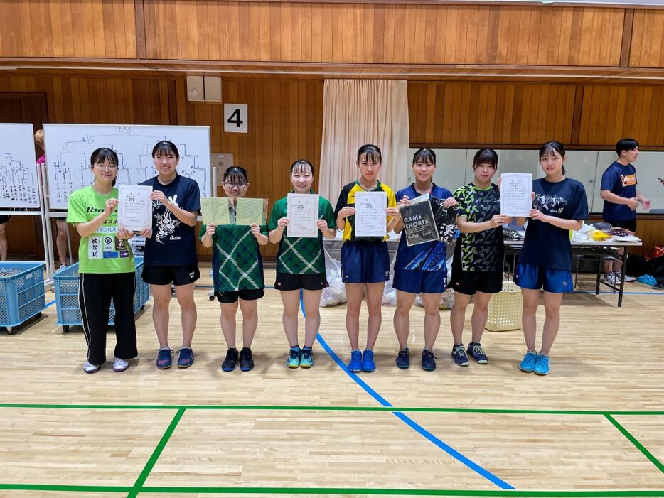 写真：左から、渋谷真広/笠井澪（茨城大）、青木望紗/西村萌（埼玉大）、中澤縁/町田このは（高経大）、小林響/沼尻あかね（茨城大）/撮影：ラリーズ編集部