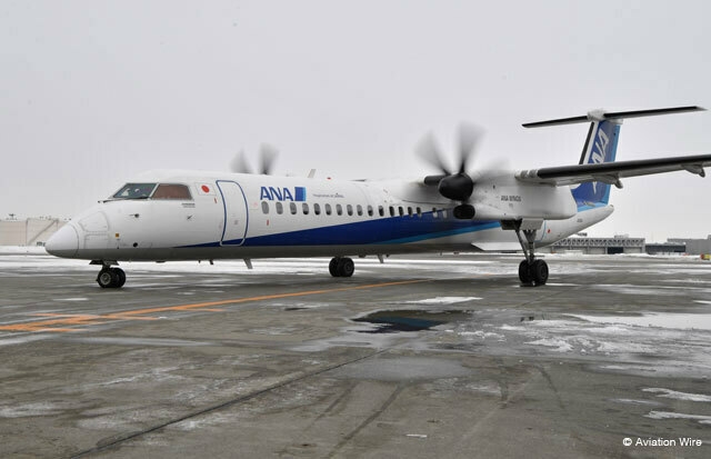 ANAのQ400（現Dash 8-400）＝PHOTO: Tadayuki YOSHIKAWA/Aviation Wire