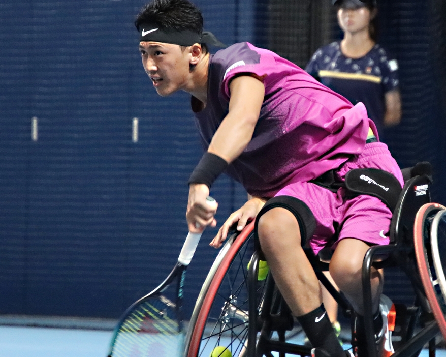 初戦突破を決めた小田凱人[画像/tennis365.net]