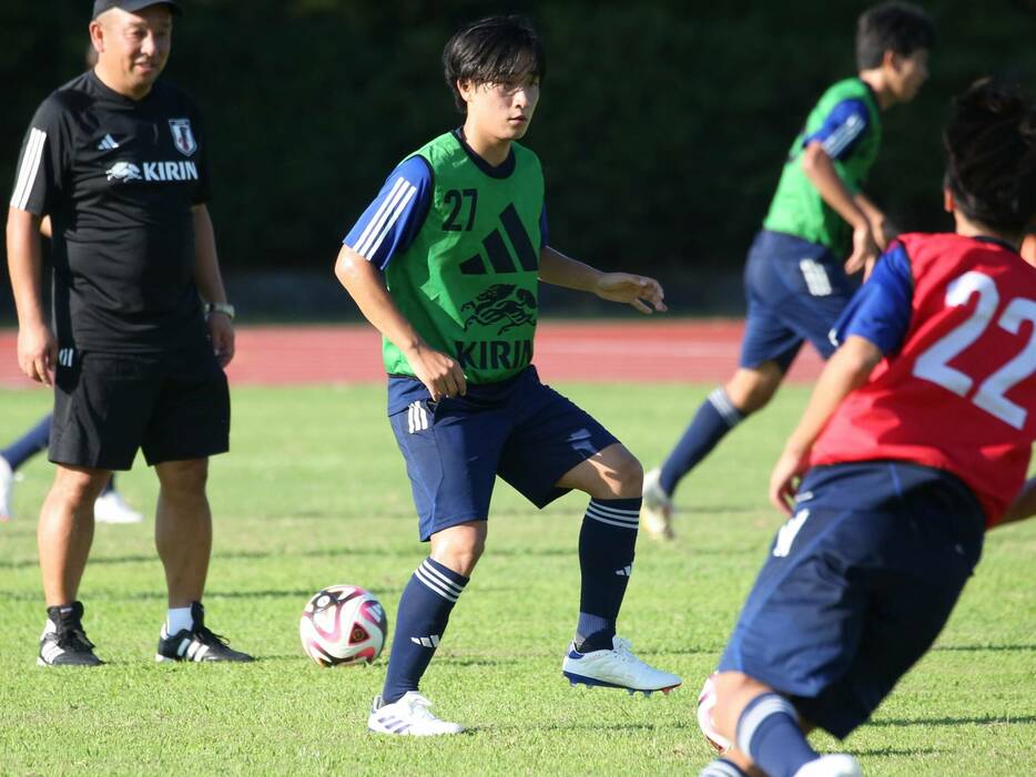 U-17日本代表初選出の左SB渡邊大貴(東京Vユース)(Taro YOSHIDA)