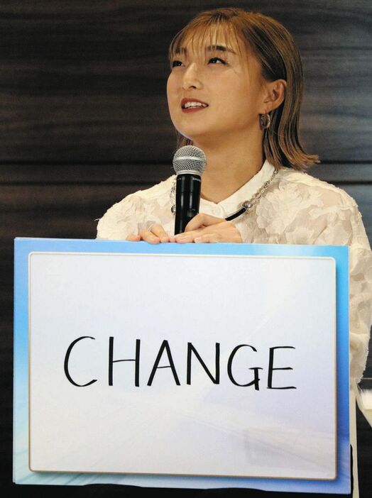 今季のテーマに「ＣＨＡＮＧＥ」を掲げた坂本花織