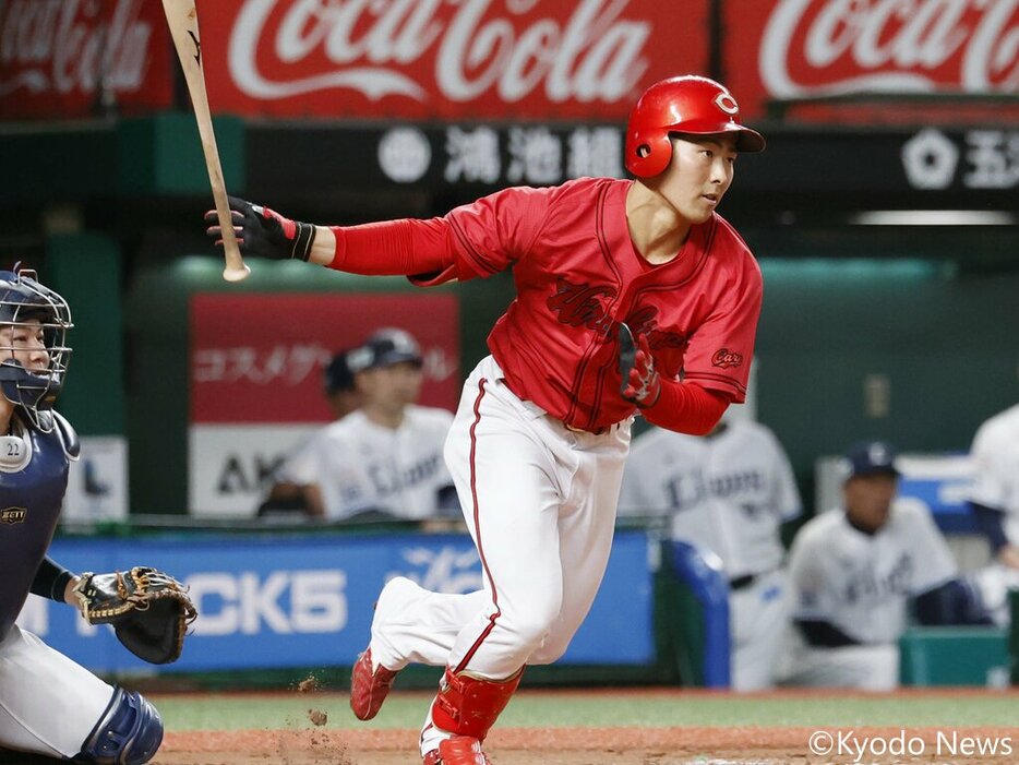 広島・佐藤啓介 (C)Kyodo News