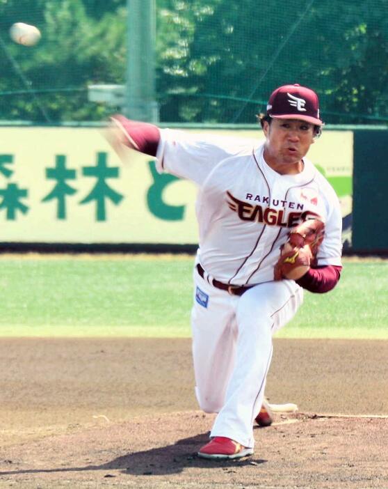 　復帰後最長７回を３失点と力投した田中将