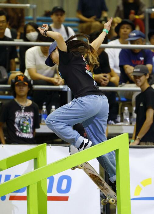 女子ストリート予選の伊藤美優＝幕張メッセ