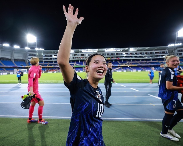 現地ファンも魅了した松窪。（C）Getty Images