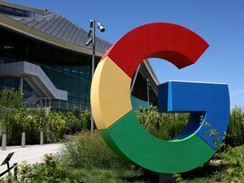 The Google headquarters in Mountain View, California. Photographer: Justin Sullivan/Getty Images