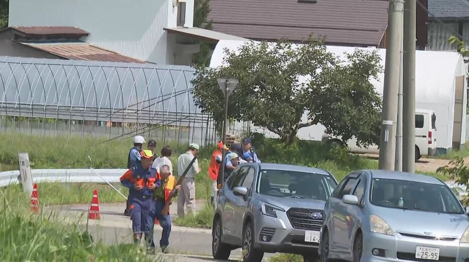 松川村で人身被害（9月5日）