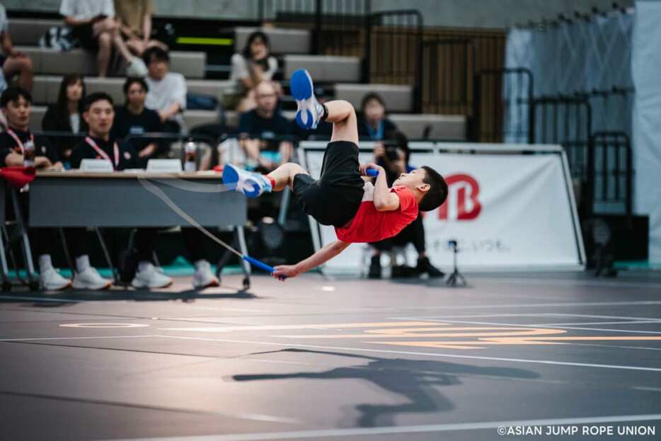 ジャンプロープのイメージが大きく変わる、迫力のある演技の数々 ©︎ASIAN JUMP ROPE UNION