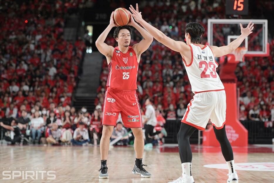 7年ぶりに15分以上コートに立ち続けた荒尾岳