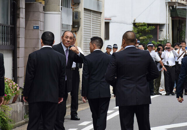 警察が長期服役を狙うとされる神戸山口組の井上邦雄組長（2015年撮影）