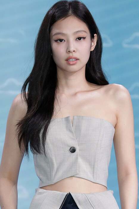 ロングヘアのJENNIE（ジェニー）／Photo by Getty Images