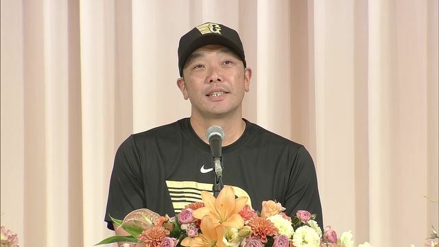 優勝を振り返る阿部慎之助監督