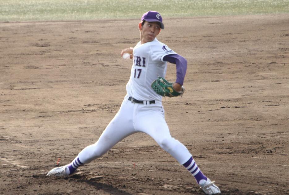 今季ここまで無失点の天理大・的場吏玖