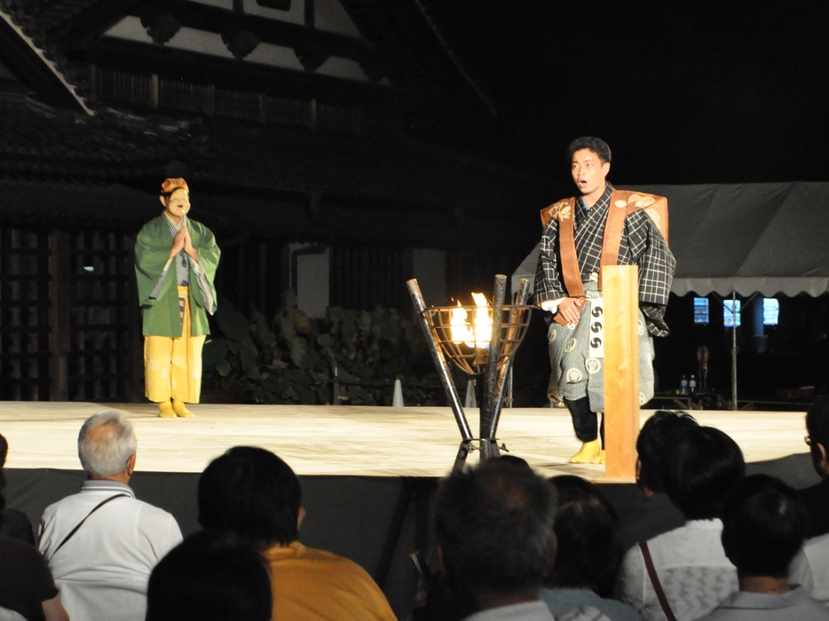 狂言「仏師」＝豊川稲荷で