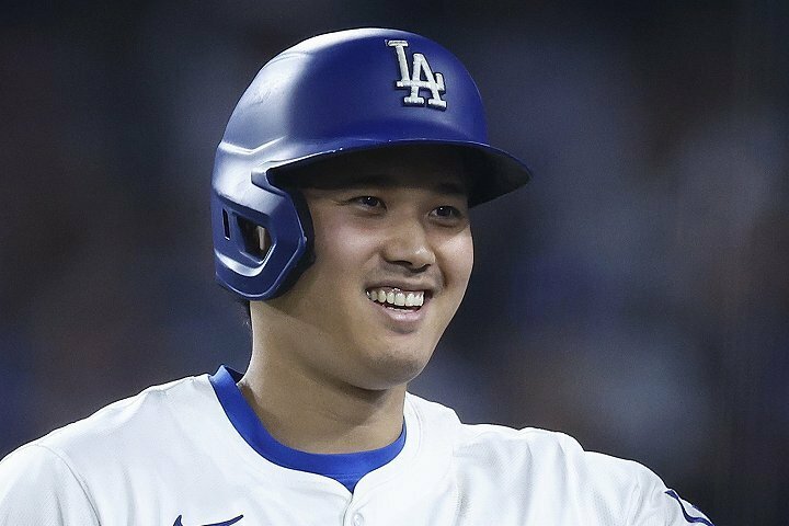 １番・指名打者で先発出場した大谷。(C) Getty Images