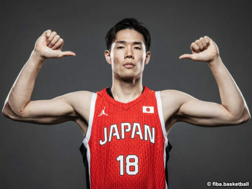 パリ五輪バスケ日本代表の馬場雄大［写真］＝fiba.basketball