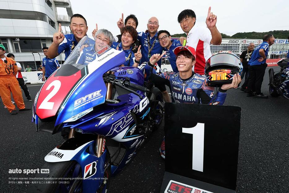 岡本裕生（YAMAHA FACTORY RACING TEAM 2）／2024全日本ロード第7戦岡山 JSB1000