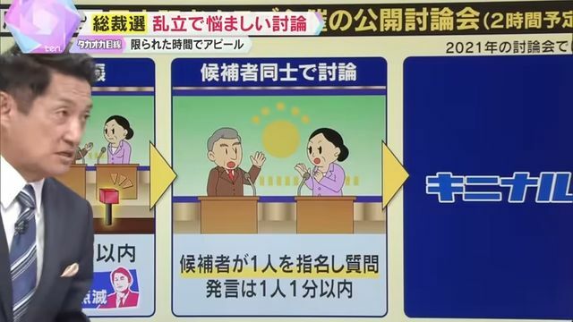 候補者同士の討論も