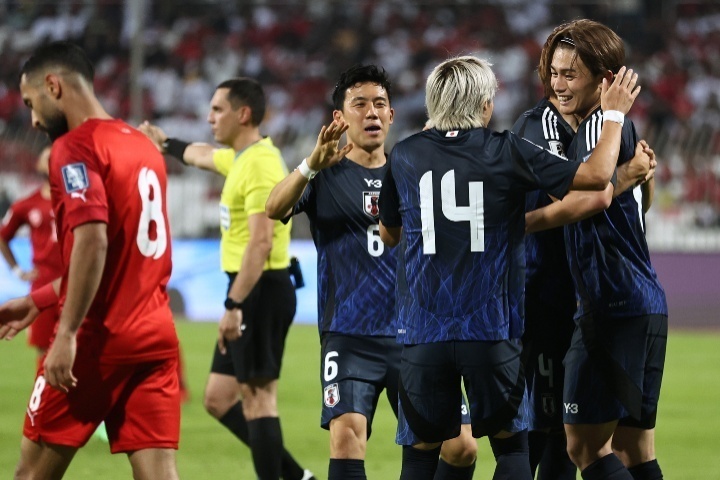 難敵バーレーンを大差で退けた日本。(C)Getty Images