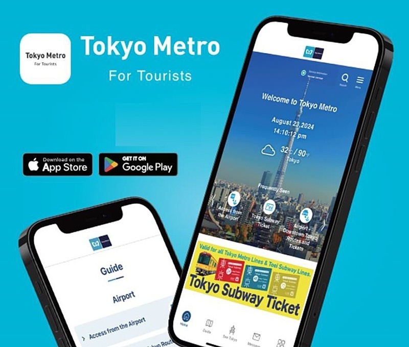 東京メトロ、訪日外国人向けアプリを公開