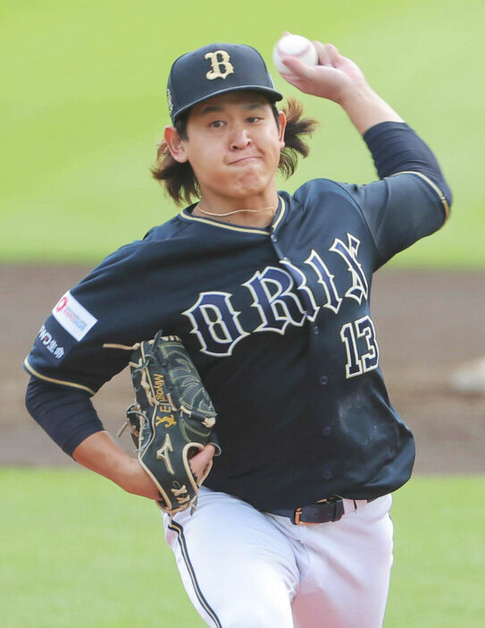 隠れ防御率１位に浮上したオリックス・宮城大弥（カメラ・上村　尚平）