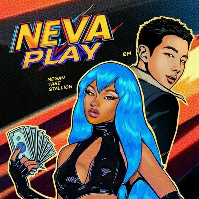 ミーガン・ザ・スタリオンの新曲「Neva　Play」に、BTSのRMがフィーチャリング参加した（ビッグヒットミュージック提供）＝（聯合ニュース）≪転載・転用禁止≫