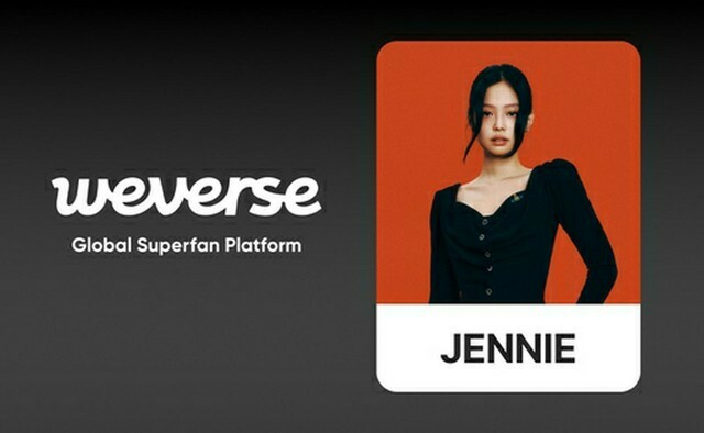 ジェニーがWeverseにコミュニティーを開設する（Weverse提供）＝（聯合ニュース）≪転載・転用禁止≫