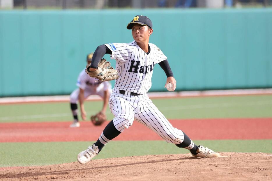 横浜隼人・白鳥 拓海投手（=2年）