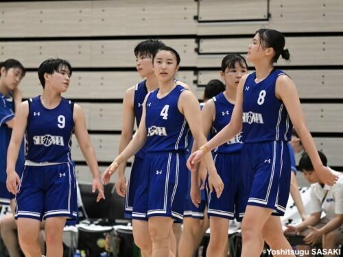 今大会初勝利を収めた昭和学院（写真はインターハイ2024） [写真]＝佐々木啓次