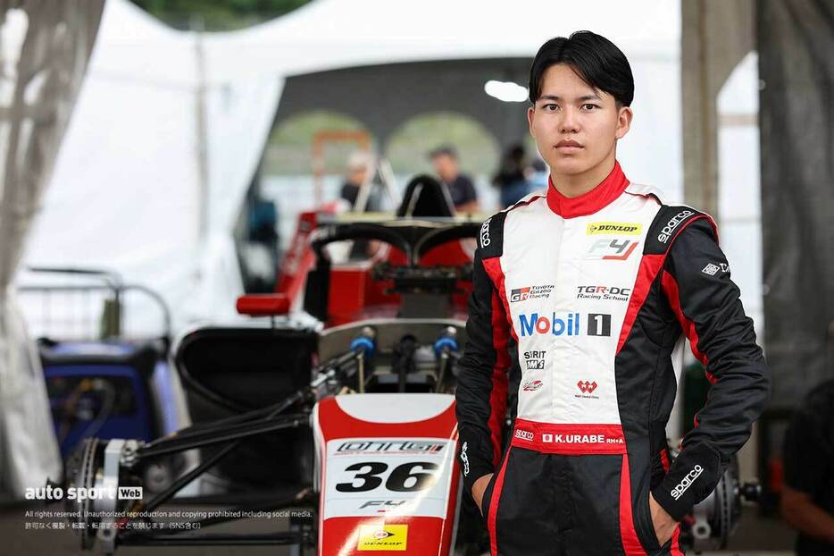 2024年のFIA-F4にTGR-DC Racing Schoolから参戦する卜部和久