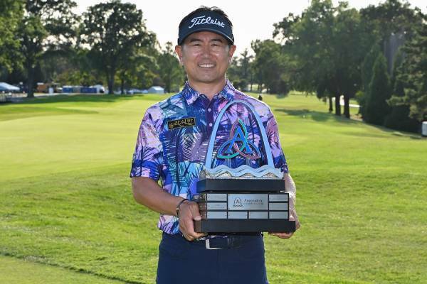 シニアツアー初優勝を飾ったY.E.ヤン（写真：Getty Images）