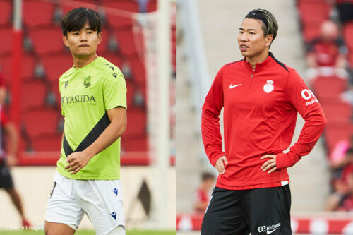 久保建英と浅野拓磨[写真]=Getty Images