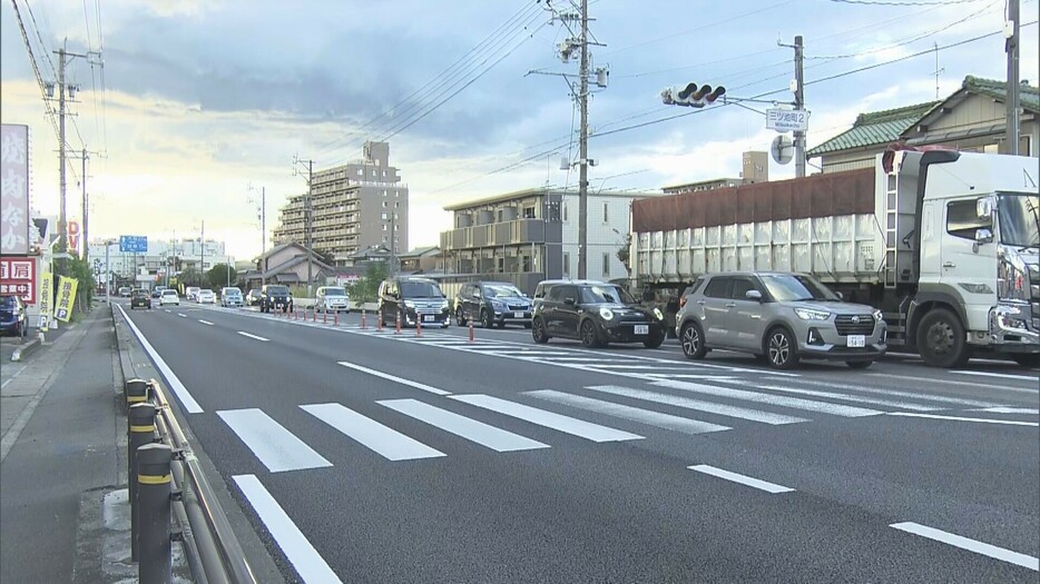 事故があった現場 岐阜県各務原市