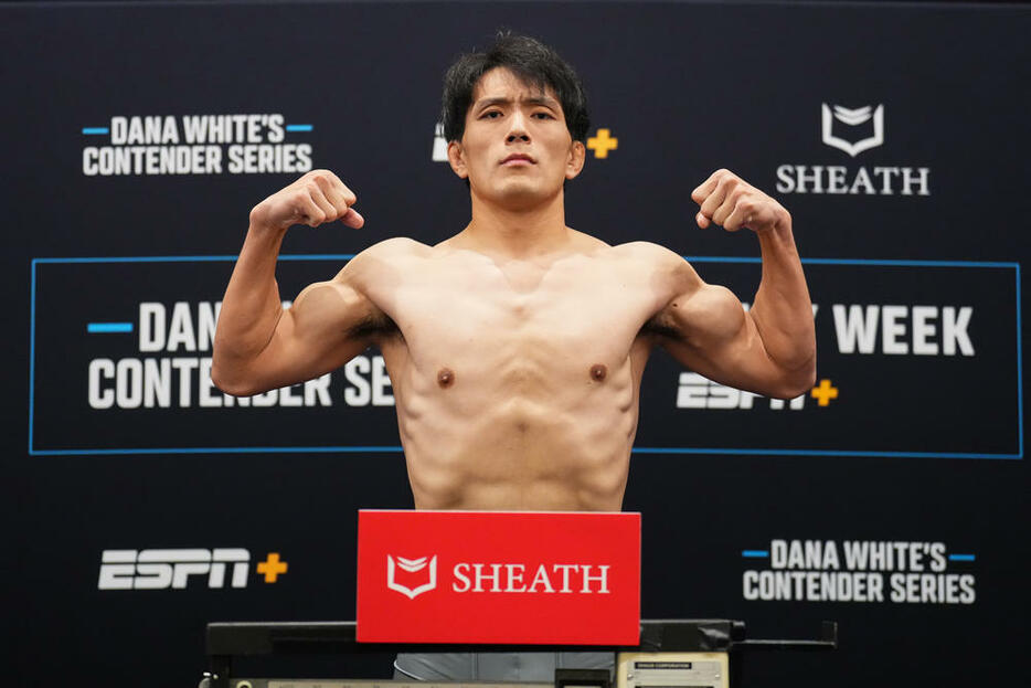 UFC登竜門大会に挑んだ岩﨑だったが、ベルガウイに敗れた