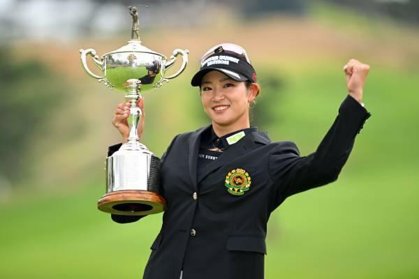 大会3勝目を狙う原英莉花（写真：Getty Images）