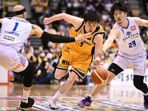 阿部諒は成長した姿をSR渋谷のファンに見せたい [写真]＝B.LEAGUE