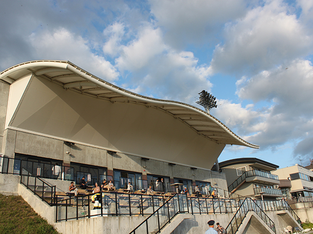 レースが行われた門別競馬場(c)netkeiba