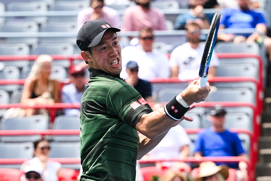 フルセットの熱戦も逆転負けを喫した錦織圭（Photo by Getty Images）