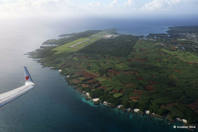 上空から見た下地島空港＝24年9月12日 PHOTO: Kiyoshi OTA/Aviation Wire