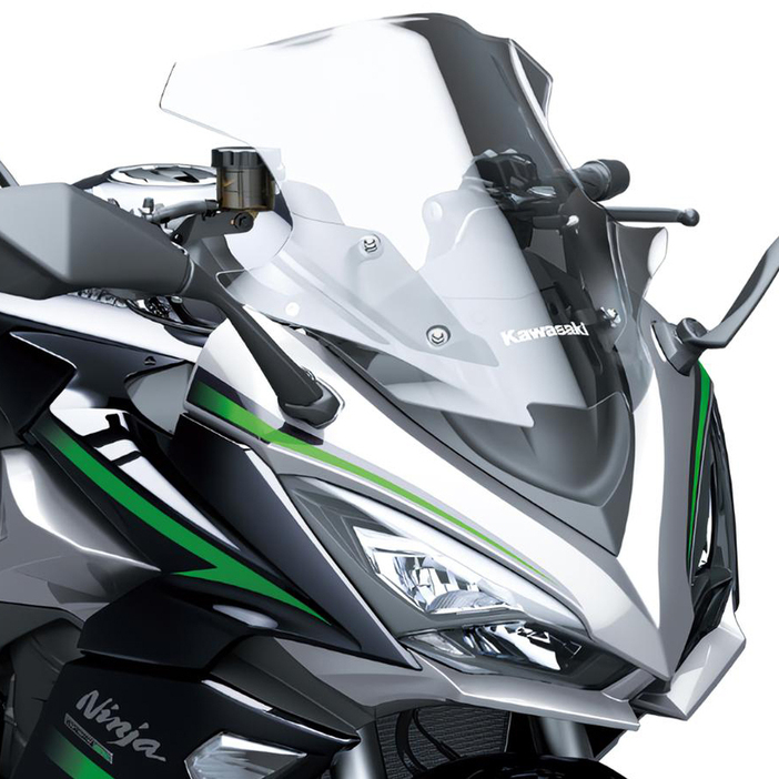 Ninja 1000SX PLAZA EDITIONが備える大型ウインドシールド