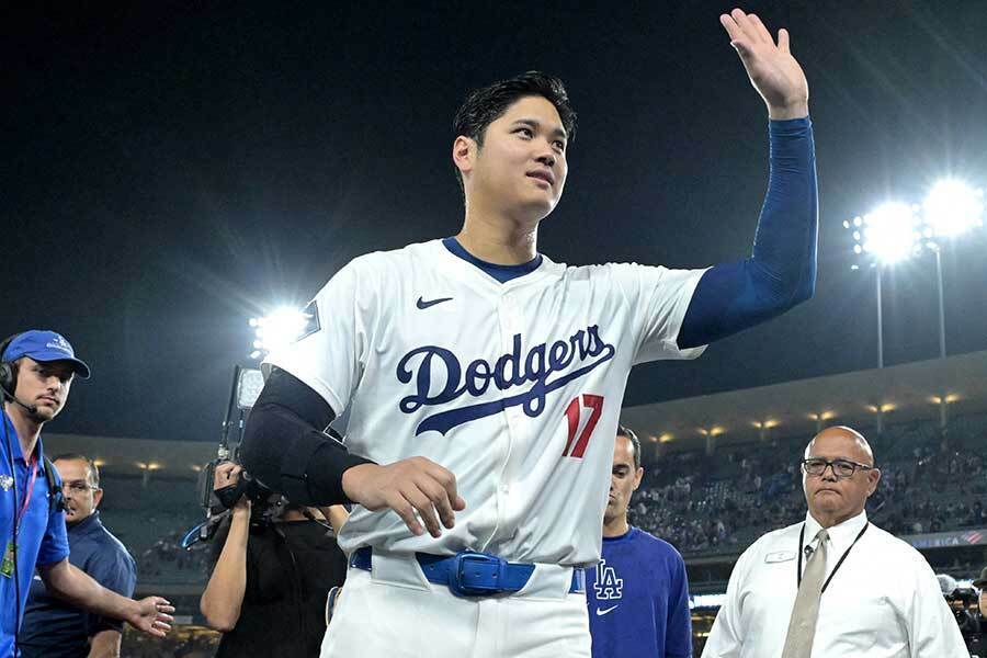 ドジャースの大谷翔平【写真：ロイター】