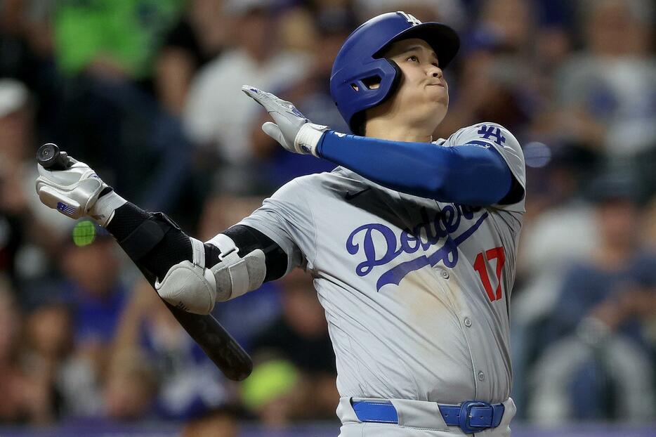 大谷が4安打の活躍だ(C)Getty Images