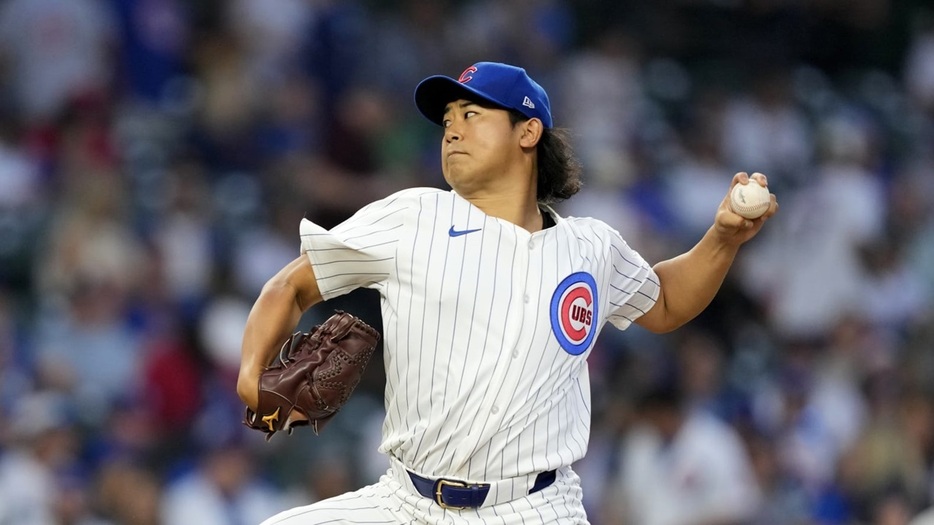 6回2失点で14勝目を挙げたカブスの今永昇太（MLB Advanced Media）